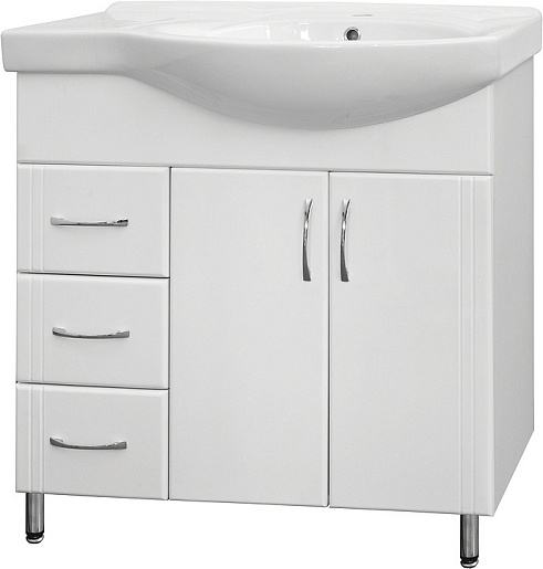 Style Line Тумба для умывальника Стандарт №25 82 левая – фото-1